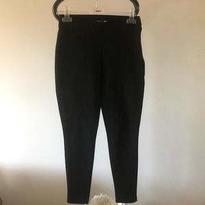 Black ponte ankle pants